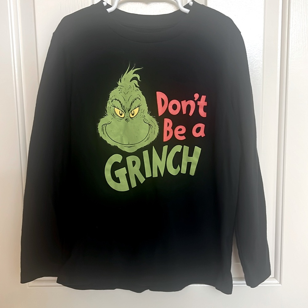 Youth LS Grinch shirt - Picture 1 of 3